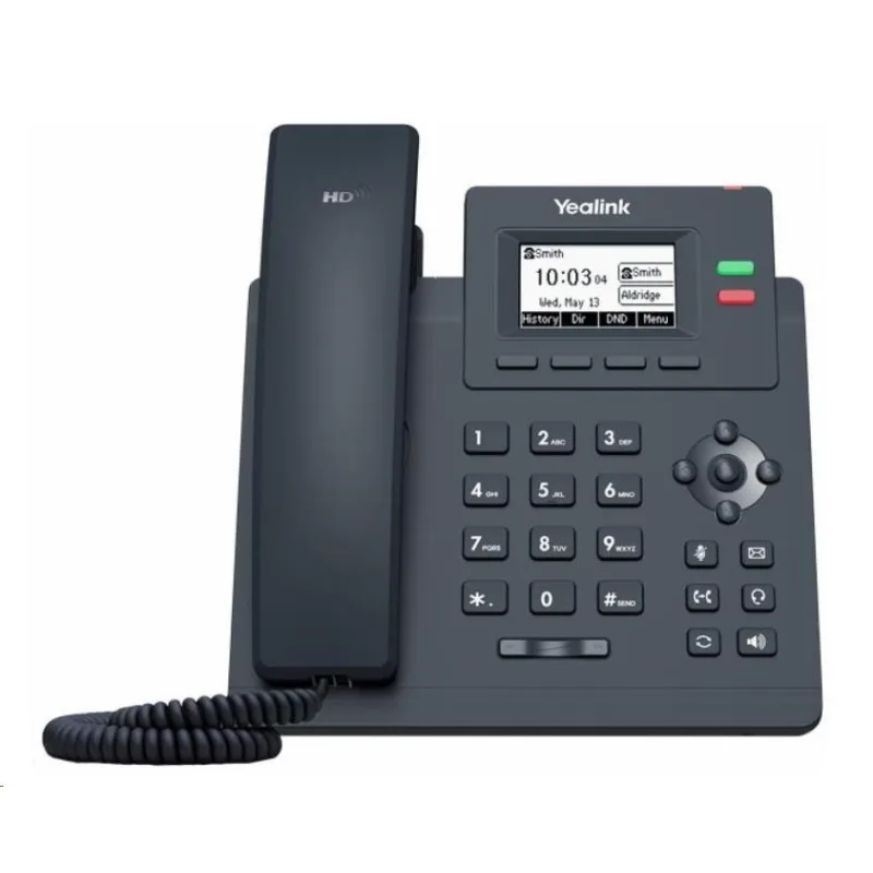 IP telefón Yealink SIP-T31G, 2, 3" grafika 132x64, 2x RJ45 10/ 100/…