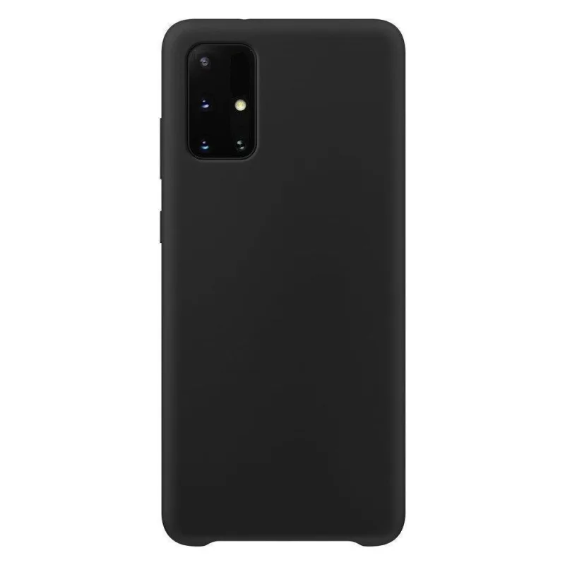 Silikónové puzdro Mäkký pružný gumený kryt pre Samsung Galaxy A72 4G čierny