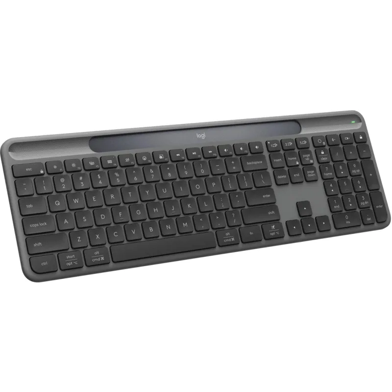 Logitech K980 - bezdrôtová solárna klávesnica, slim, grafitová - US