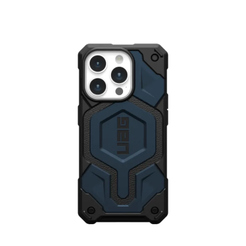 Puzdro UAG Monarch Pro s MagSafe pre iPhone 15 Pro - tmavo modré