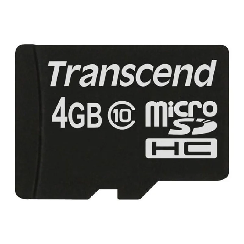 Karta TRANSCEND MicroSDHC 4 GB triedy 10, bez adaptéra TS4GUSDC10