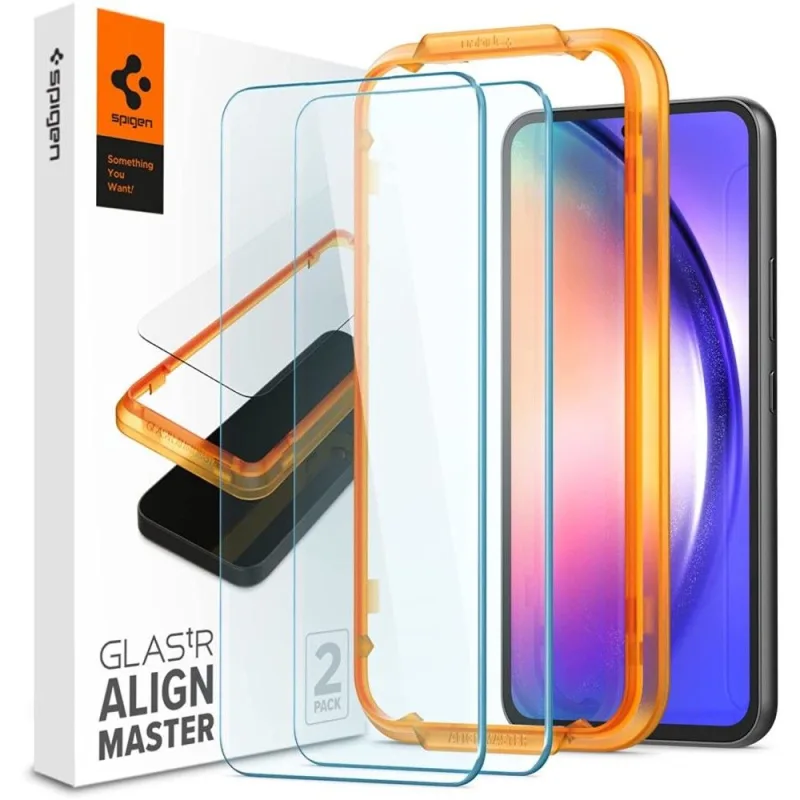 Tvrdené sklo Spigen ALM Glas.tR pre Samsung Galaxy A54 5G - 2 ks.