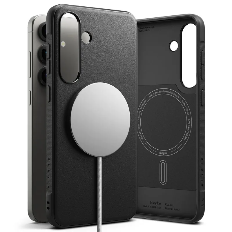 Puzdro Ringke Onyx MagSafe pre Samsung Galaxy S25+ – čierne
