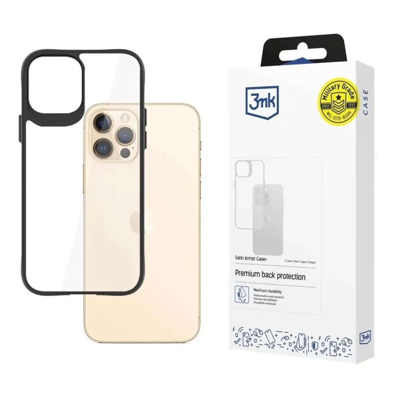 3mk ochranný kryt Satin Armor Case+ pro Apple iPhone 12 Pro Max…