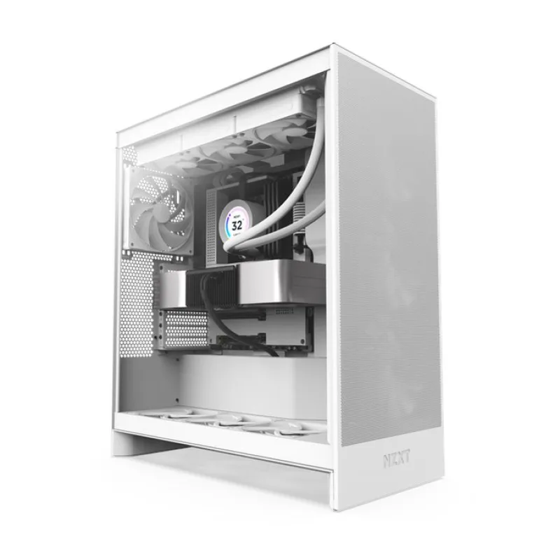 NZXT case H7 Flow, ATX, Mid Tower, white POŠKODENÝ OBAL CM-H72FW-01#obal