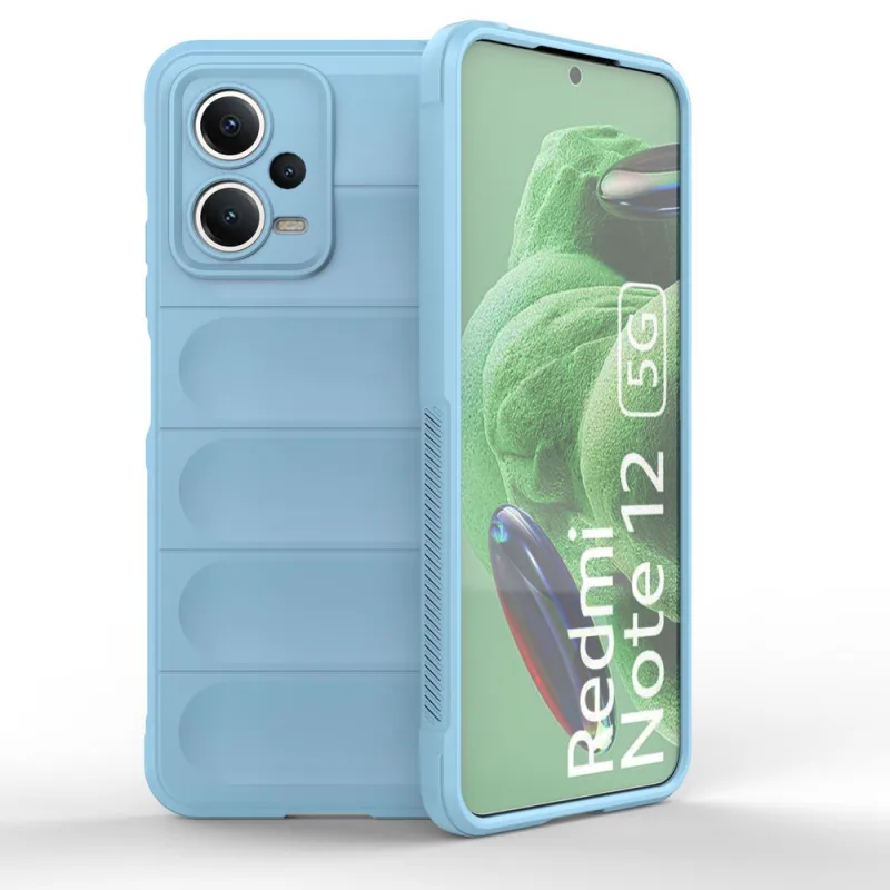 Ochranný kryt Magic Shield Case pre Xiaomi Redmi Note 12 5G / Poco X5 5G Flexible Armour Cover svetlomodrý