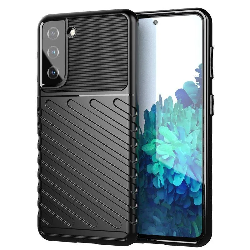 Silikónové pancierové puzdro Thunder Case pre Samsung Galaxy S23+ čierne