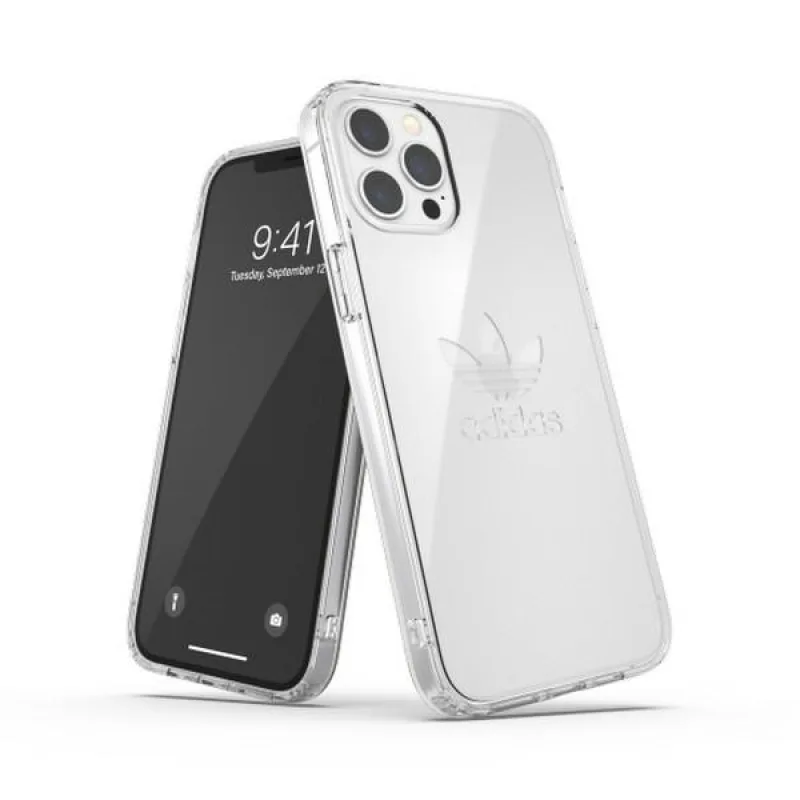 Ochranné priehľadné puzdro Adidas OR pre iPhone 12 Pro Max – priehľadné