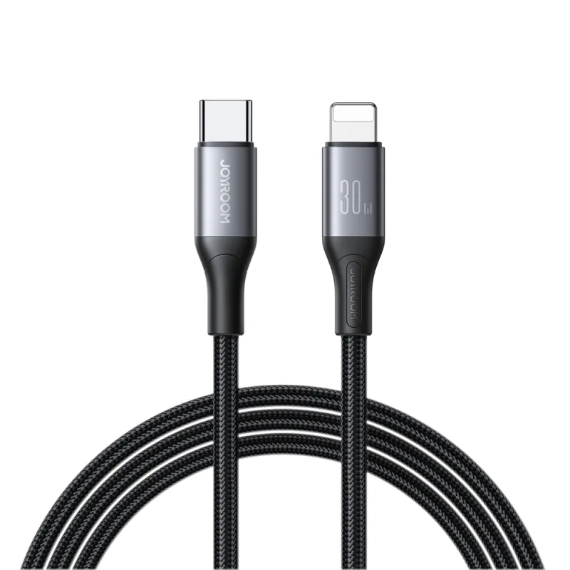 Joyroom S-A28 Flash Series 30W USB-C - Lightning kábel 1m - čierny