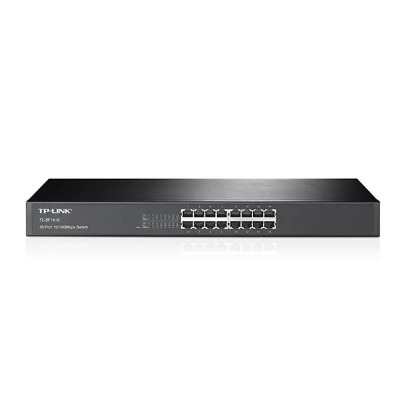 16-Port 10/100 Mbps Switch PORT: 16× 10/100 Mbps RJ45 Ports SPEC: 1U 19…