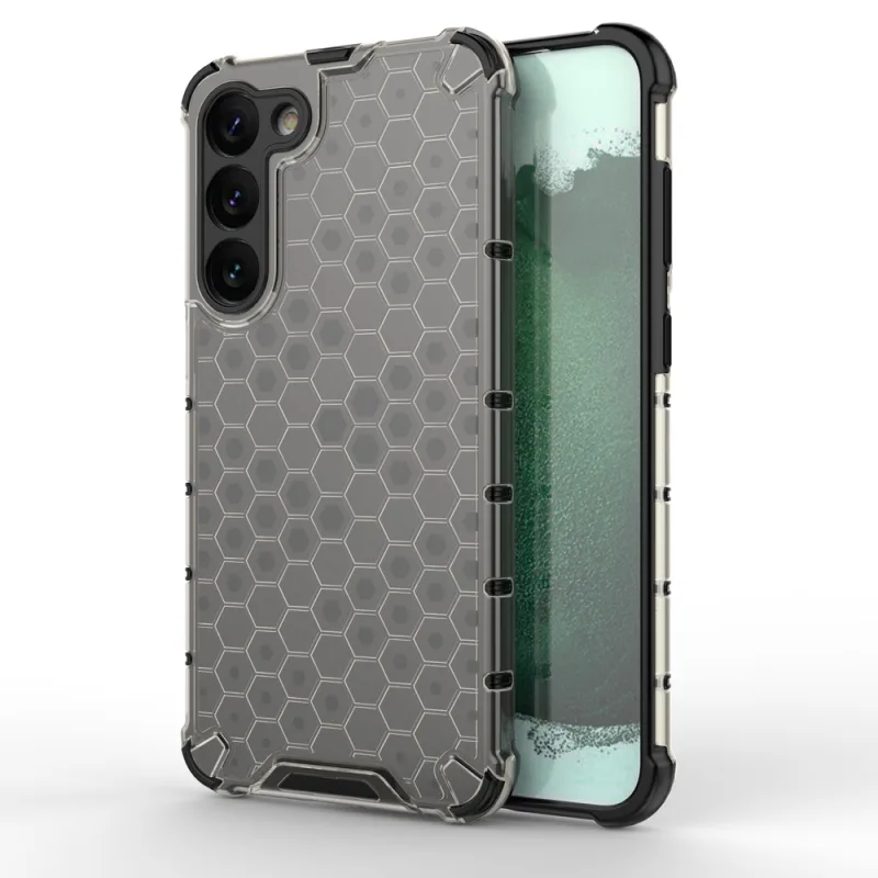 Voštinové puzdro pre Samsung Galaxy S23+ pancierový hybridný kryt čierny