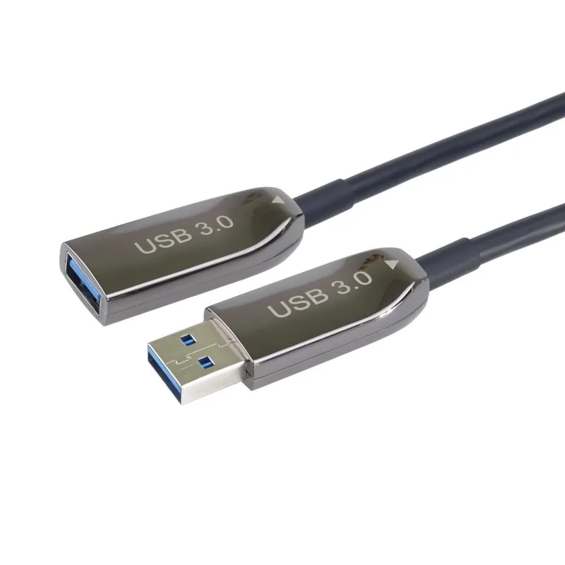PremiumCord Optický predlžovací kábel AOC USB 3.0 A/ muž - A/ žena, 10…