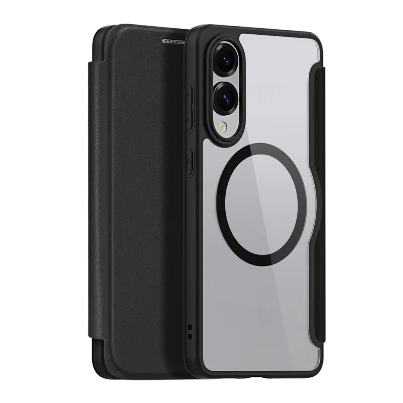Puzdro Dux Ducis Skin X Pro s MagSafe pre Samsung Galaxy S25 Edge - čierne