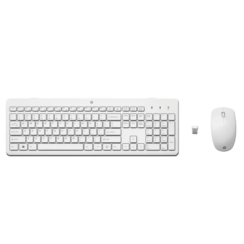 Kombinácia bezdrôtovej myši a klávesnice HP 230 (biela) WW - bezdrôtová…