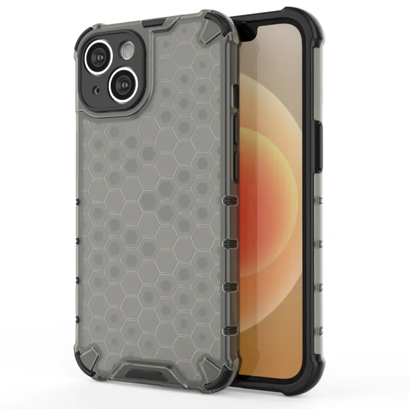 Voštinové puzdro pre iPhone 14 Plus pancierový hybridný kryt čierny
