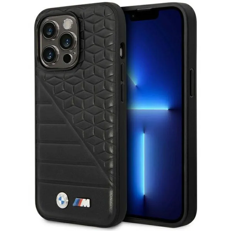 BMW Bi Pattern Case pre iPhone 14 Pro 6,1" - čierny