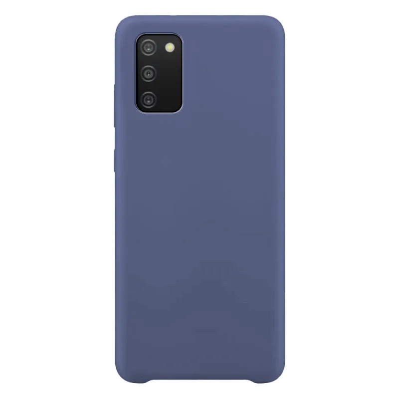 Silikónové puzdro Mäkký pružný gumený kryt pre Samsung Galaxy A03s modrý