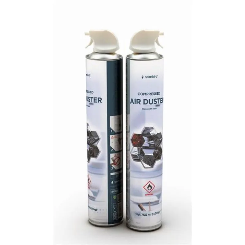 Gembird stlačený vzduch na odstraňovanie prachu, horľavý, 750 ml CK-CAD…