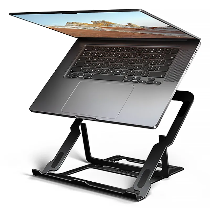 AXAGON STND-LAB, hliníkový stojan pre notebooky 10"-17.3", nastaviteľná…
