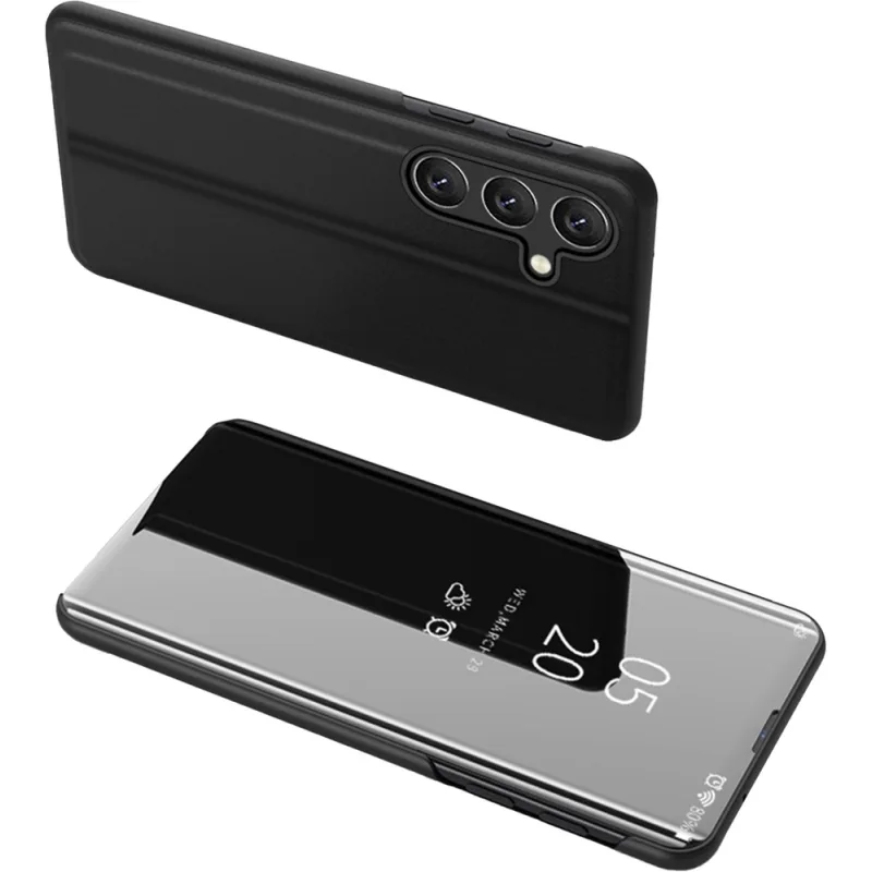 Kryt Clear View Case pre Samsung Galaxy A24 4G flipový kryt čierny