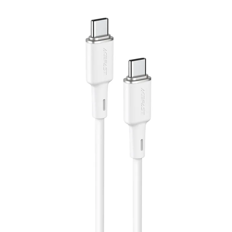 Acefast C2-03-CC USB-C - USB-C PD QC kábel 60W 3A 480Mb/s 1,2m - biely