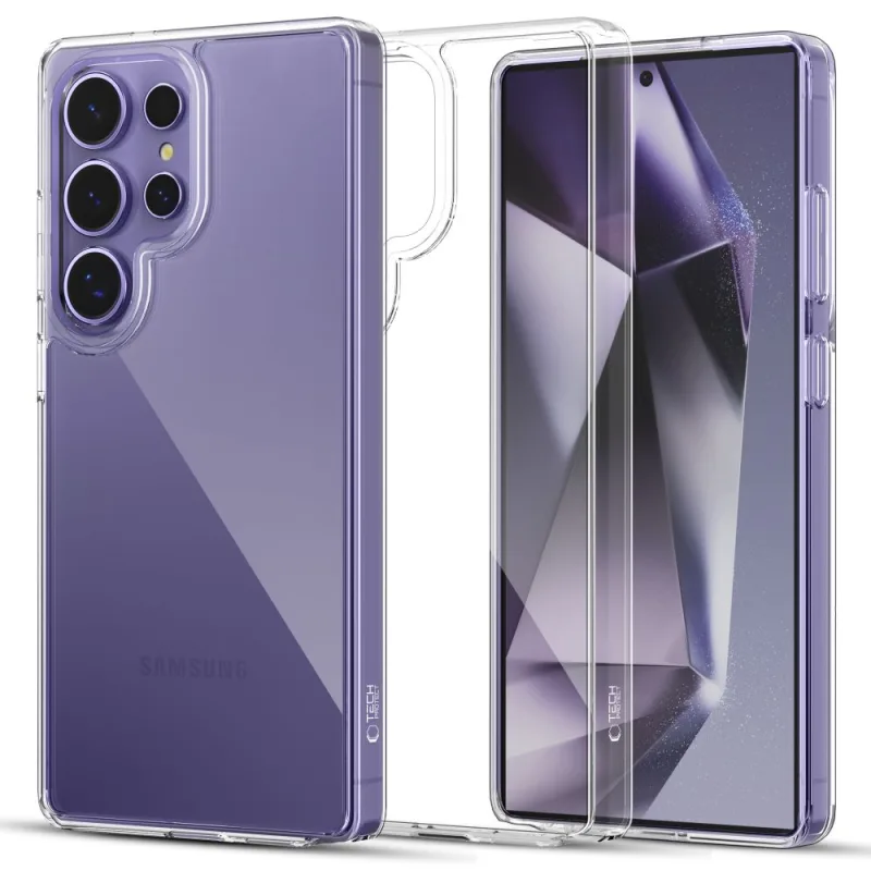 Hybridné puzdro Tech-Protect Flexair pre Samsung Galaxy S25 Ultra – priehľadné