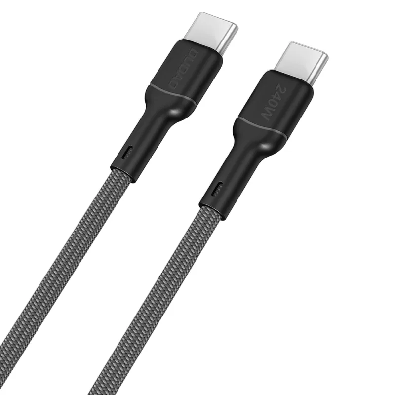 Dudao L9C Max 240 W PD USB-C – kábel USB-C 1,2 m – čierny