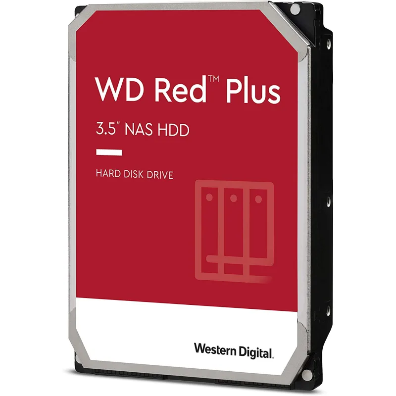 WD Red Plus/ 6TB/ HDD/ 3.5"/ SATA/ 5400 RPM/ Červená/ 3R WD60EFPX