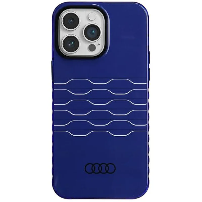 Puzdro Audi IML MagSafe pre iPhone 14 Pro Max - modré
