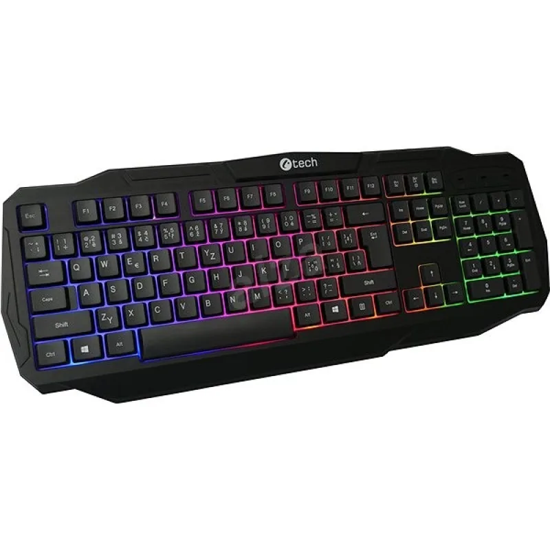 C-TECH Arcus GKB-15/ Drôtová USB/ CZ- SK layout/ Čierna GKB-15