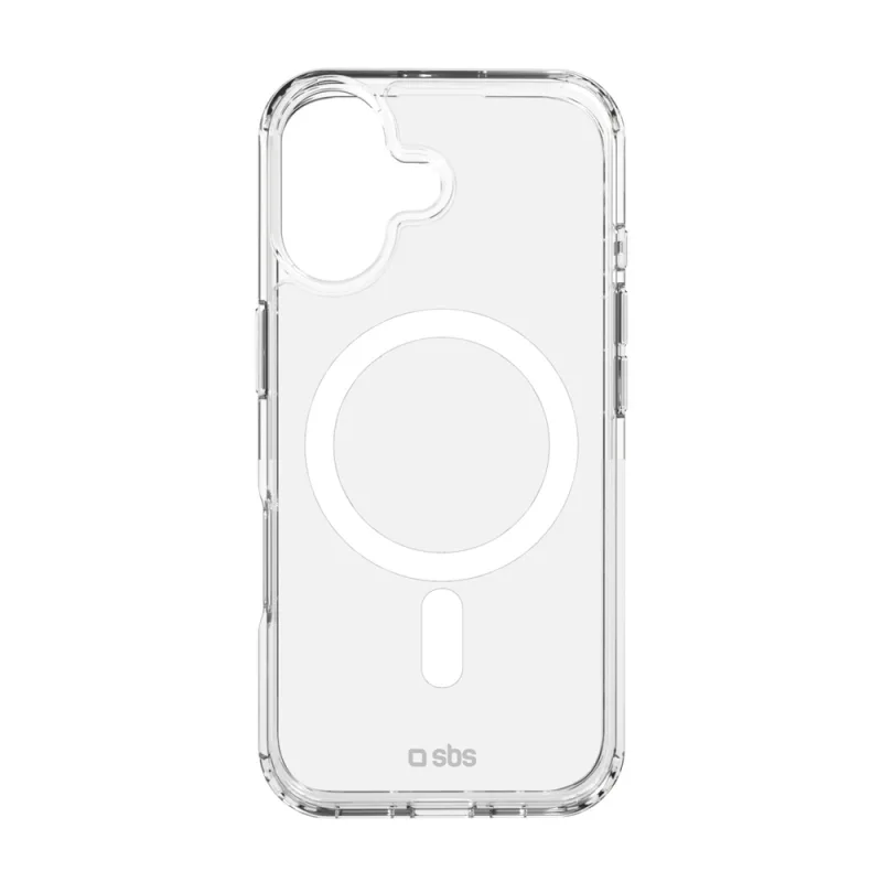 Puzdro SBS Extreme Mag s technológiou D3O pre iPhone 17 – priehľadné