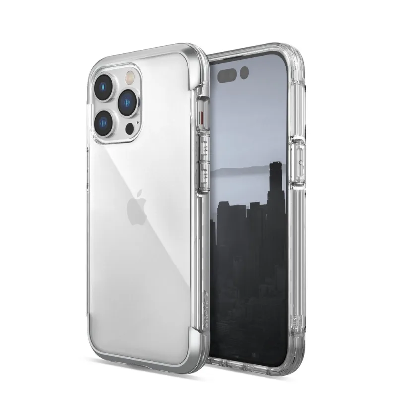Pancierový kryt Raptic X-Doria Air Case pre iPhone 14 Pro strieborný
