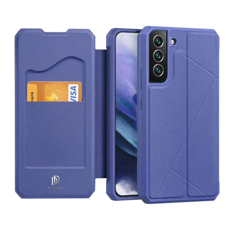 Kryt DUX DUCIS Skin X Holster pre Samsung Galaxy S22 + (S22 Plus) modrý