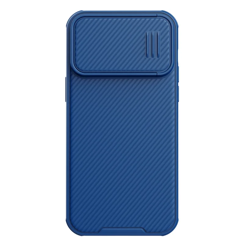 Puzdro Nillkin CamShield S Case iPhone 14 Pro Max Armored Cover Ochranný kryt fotoaparátu modrý