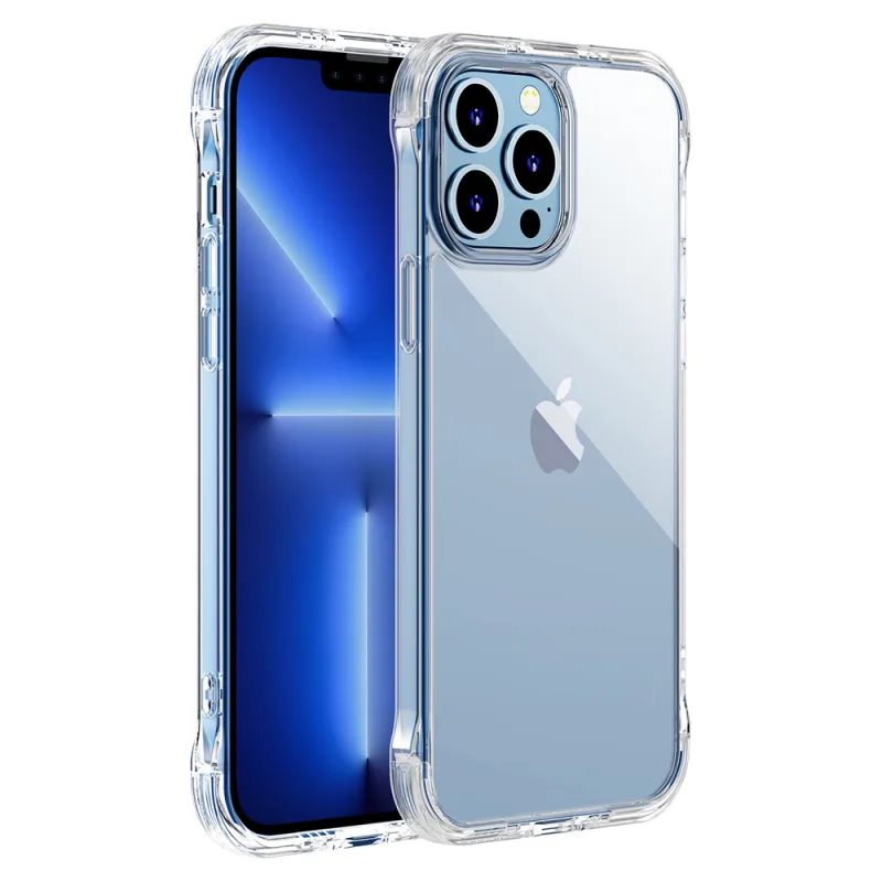 Odolné puzdro Joyroom Defender Series pre iPhone 13 s priehľadným stojanom s háčikmi (JR-BP954)