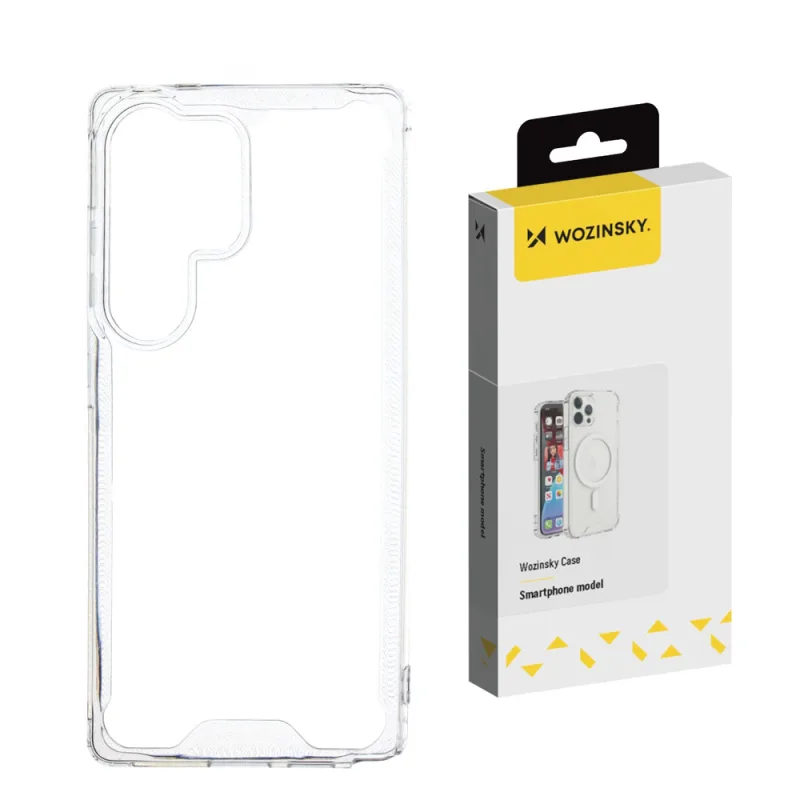 Priehľadné rohové puzdro Wozinsky Samsung Galaxy S25+ Transparent