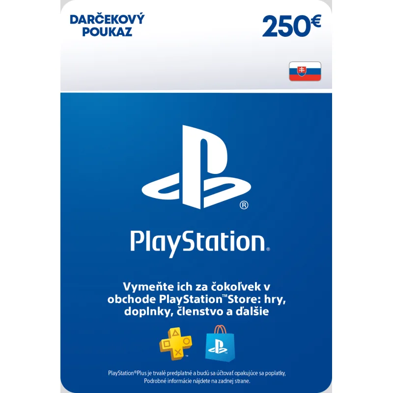 ESD SK - PS Store el. peněženka - 250 EUR ESD_SCEE-SK-00025000