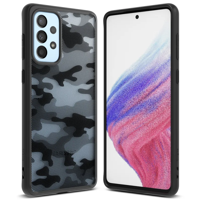 Ringke Fusion Matte tpu puzdro s rámom pre Samsung Galaxy A73 black