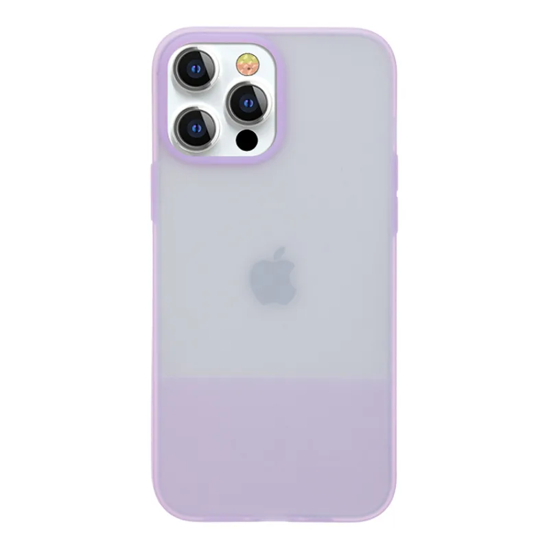 Silikónový kryt Kingxbar Plain Series pre iPhone 13 Pro Max fialový