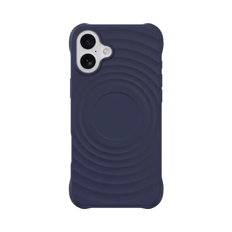 Devia kryt Ripple Magnetic Shockproof TPU Case pre iPhone 16 - Blue…