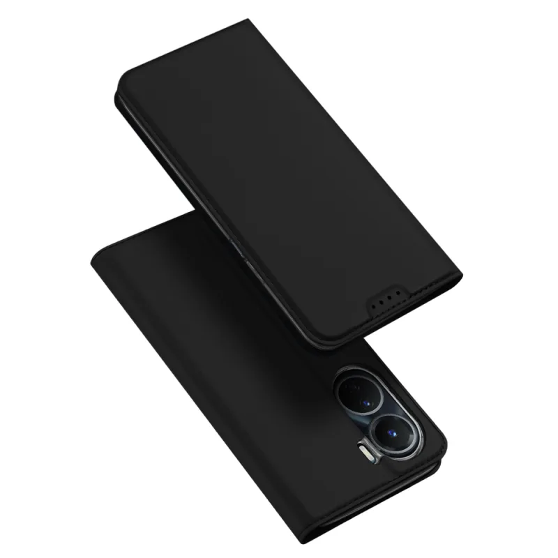 Puzdro Dux Ducis Skin Pro Vivo Y16 / Y02s obal na puzdro na peňaženku s chlopňou čierny