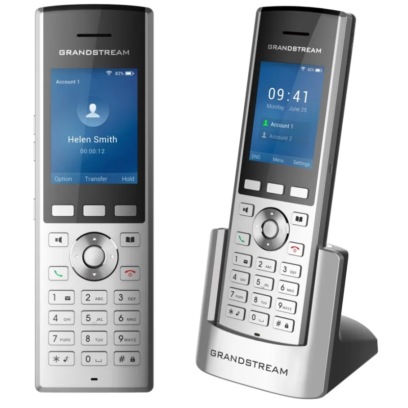Grandstream WP820 WiFi IP tel., 2, 4" bar. displ., 2SIP úč., video, BT,…