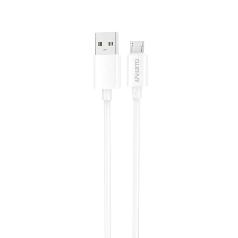 Dudao L4SM USB-A / micro USB kábel 2A 1m - biely