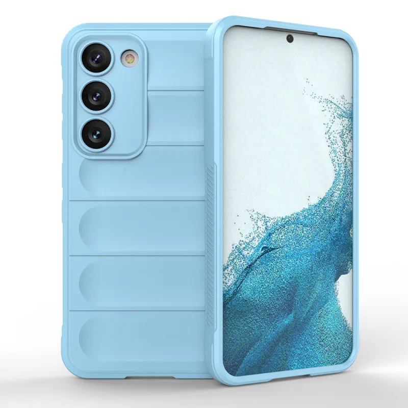 Magic Shield Case pre Samsung Galaxy S23+ flexibilný pancierový kryt svetlomodrý