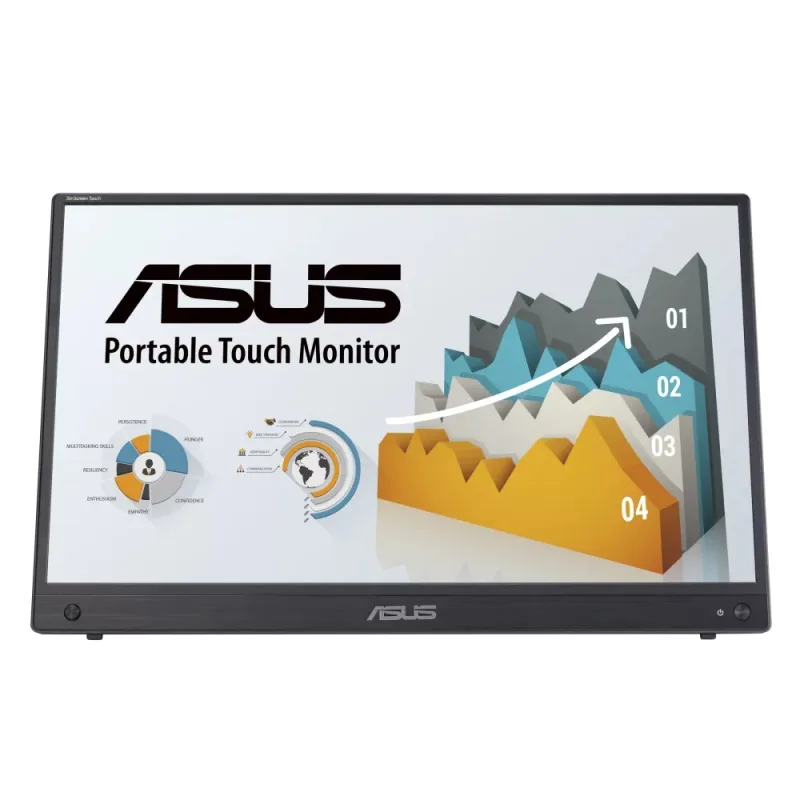 ASUS ZenScreen/ Touch MB16AMTR/ 15, 6"/ IPS/ FHD/ 60Hz/ 5ms/ Gray/ 3R…