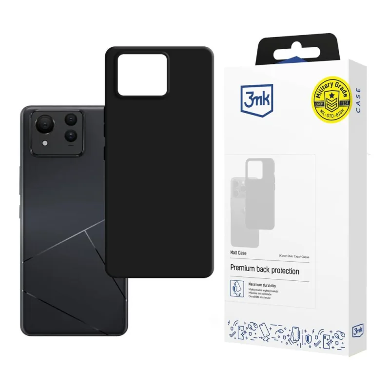 3mk matné puzdro pre ASUS Zenfone 11 Ultra - čierne