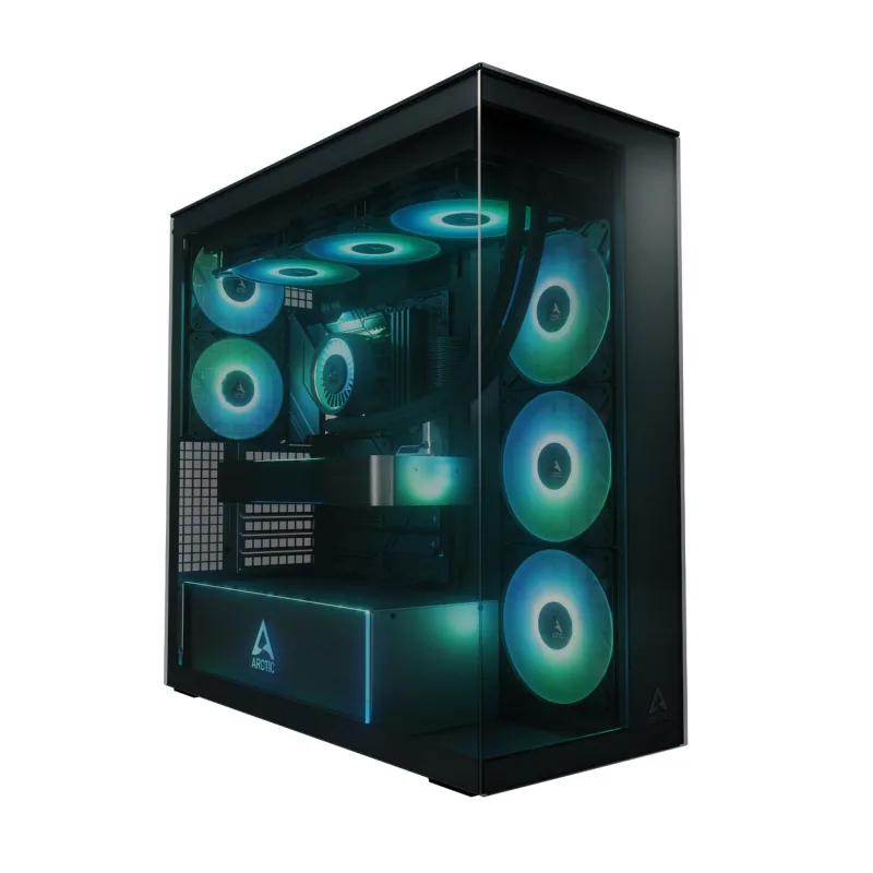 ARCTIC Premium PC Case Xtender VG (Black), E-ATX