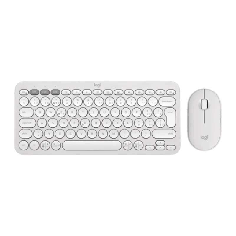 Logitech® Pebble 2 Combo - TONAL WHITE - US INT"L - 2.4GHZ/BT - N/A …