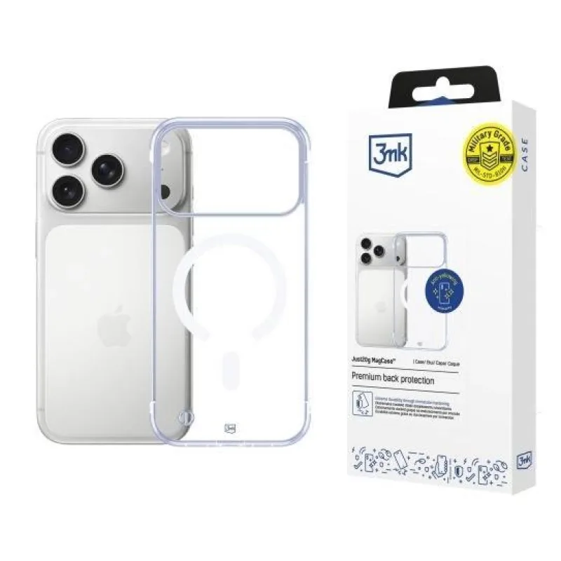 3mk ochranný kryt Just20g MagCase pro Apple iPhone 17 Pro 5903108664899