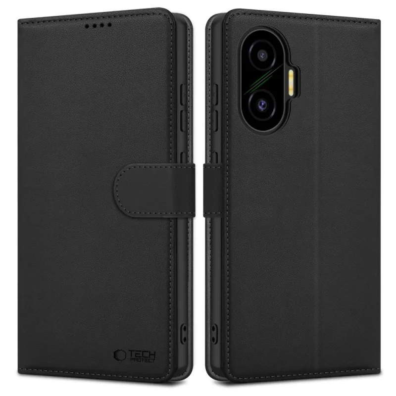 Peňaženkové puzdro Tech-Protect pre Xiaomi Poco F7 5G - čierne
